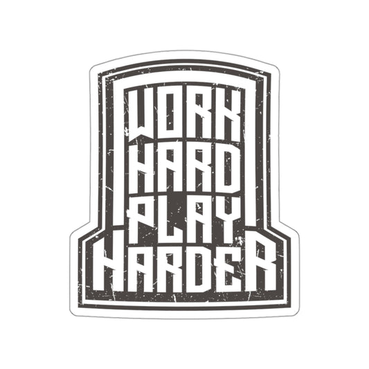 ENVZN WORK HARD STICKER