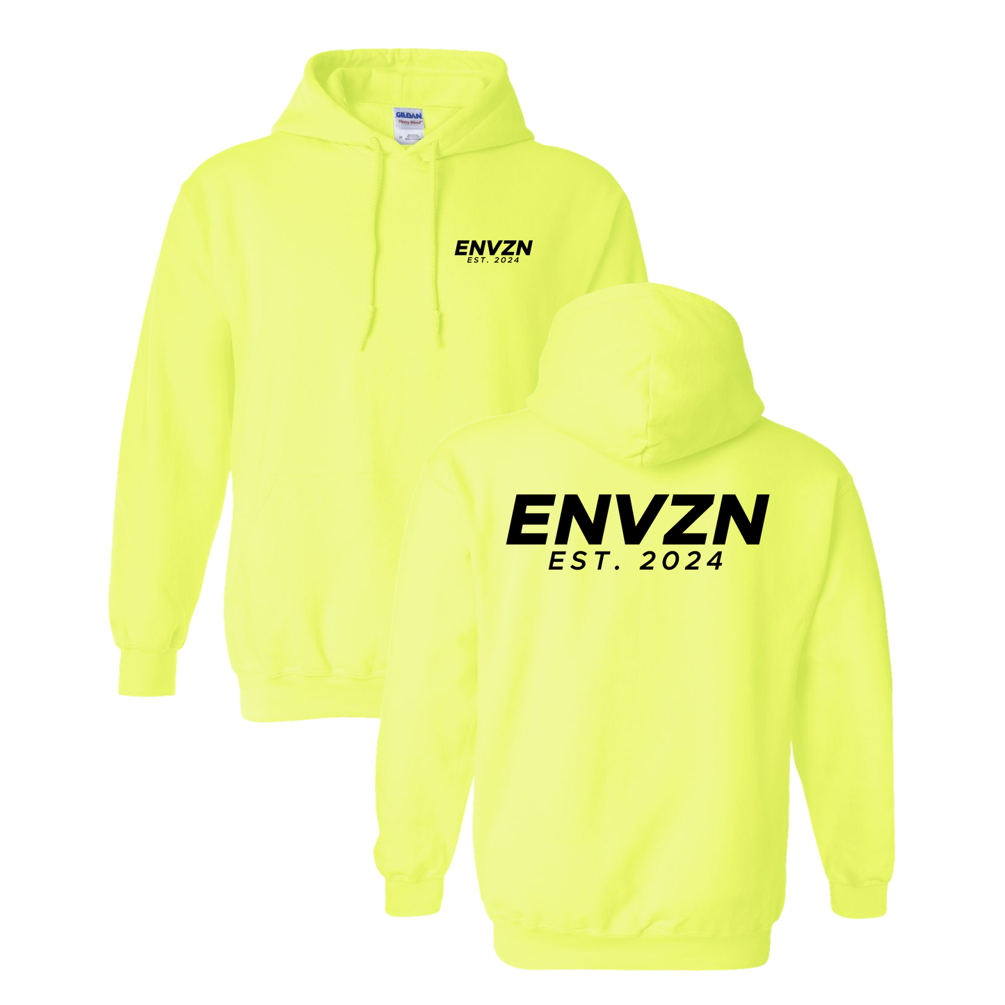 ENVZN STAPLE HOODIE Hi-Viz