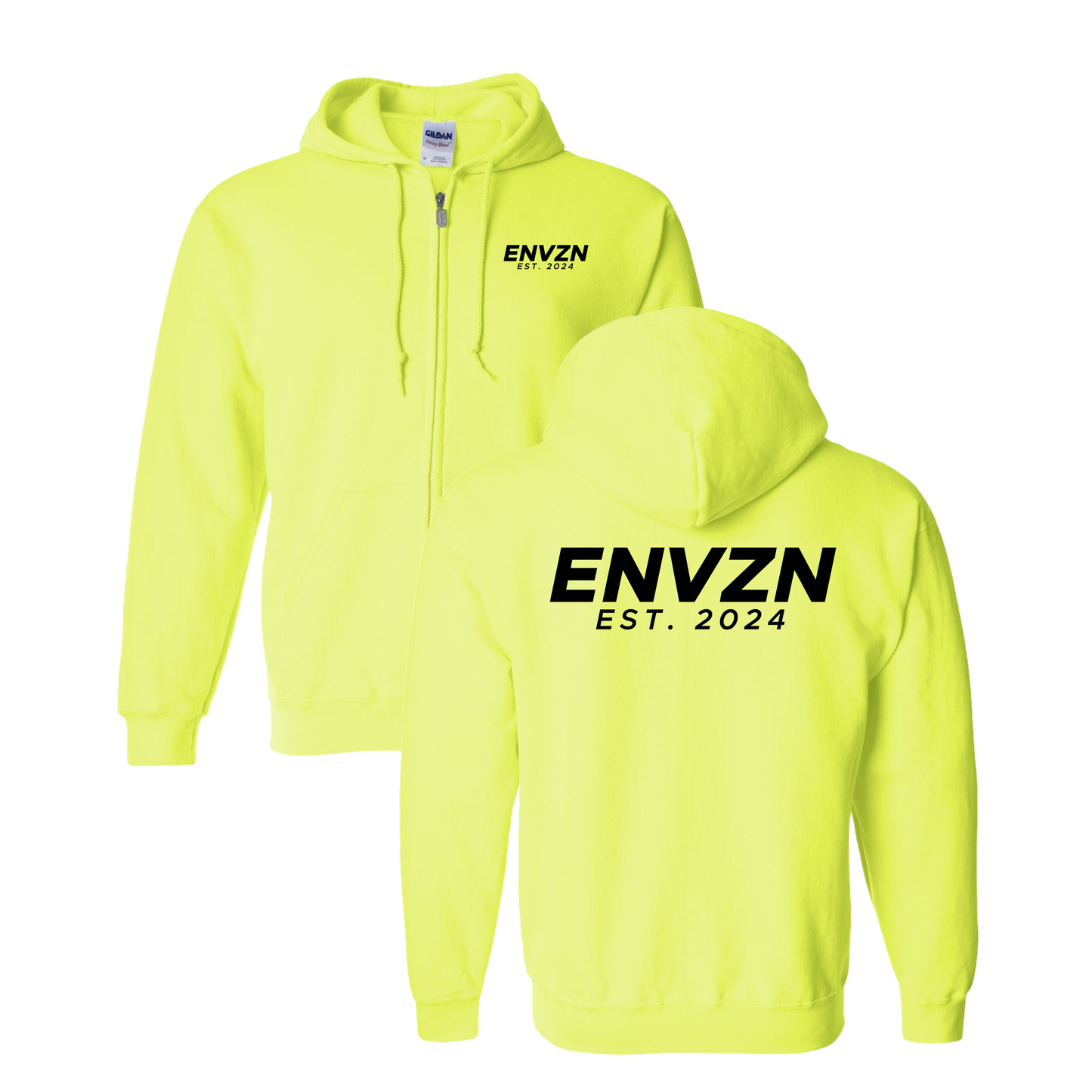 ENVZN STAPLE HOODIE Hi-Viz